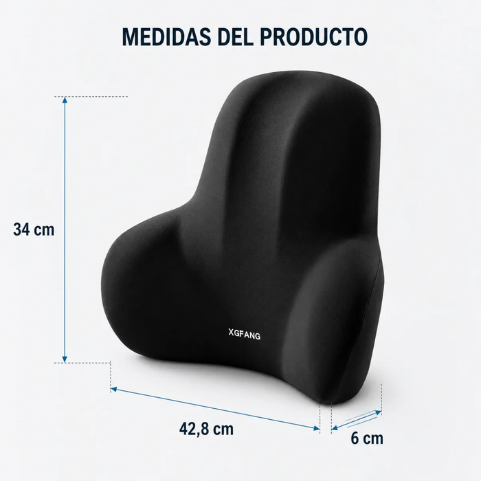 Cojin Corrector Espalda Lumbar Silla Oficina Ergonomico Auto