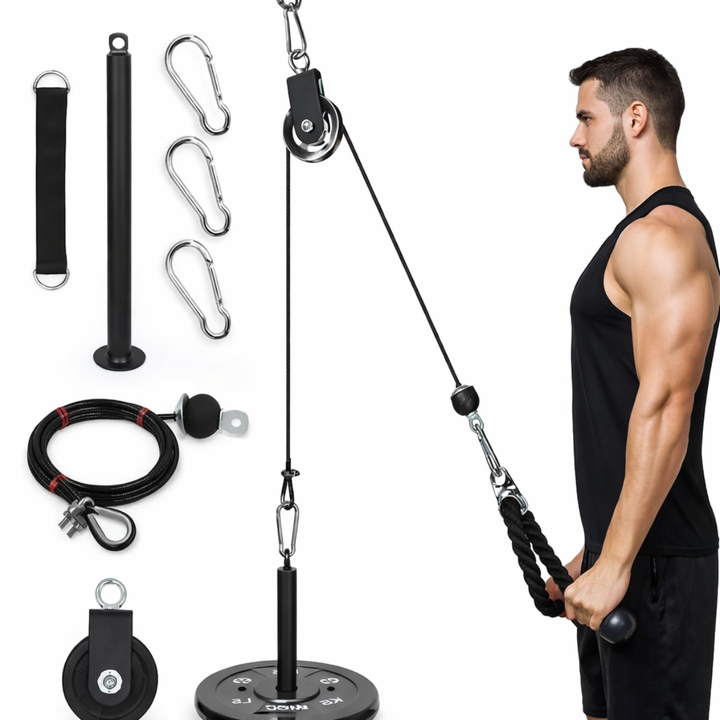 Agarres Ganchos Polea Entrenamiento Gym Triceps Multifuncion