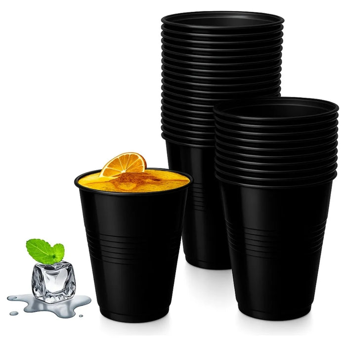 Set 50 Vaso Desechable Grande Fiestas Plasticos Vasos 400 Ml