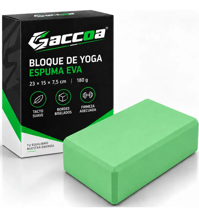Ladrillo De Yoga Bloque Goma Eva Ejercicios Fitness Pilates
