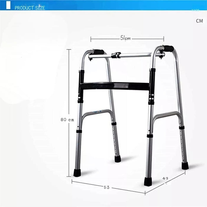 Andadera Ortopedica Adulto Andador Plegable Aluminio 120 Kg