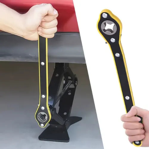 Gata Tijera 3 Toneladas Automoviles + Llave Trinquete Manual