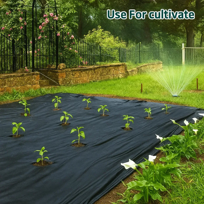 Malla Antimaleza 2x100mts Ground Cover Lona Antimaleza Negro