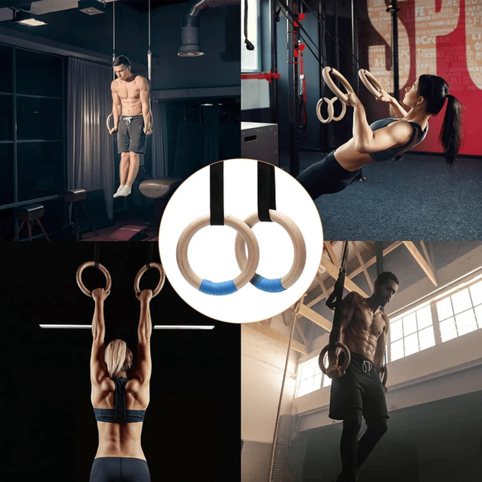 Anillas Olimpicas Hebillas Metalicas De Crossfit Calistenia