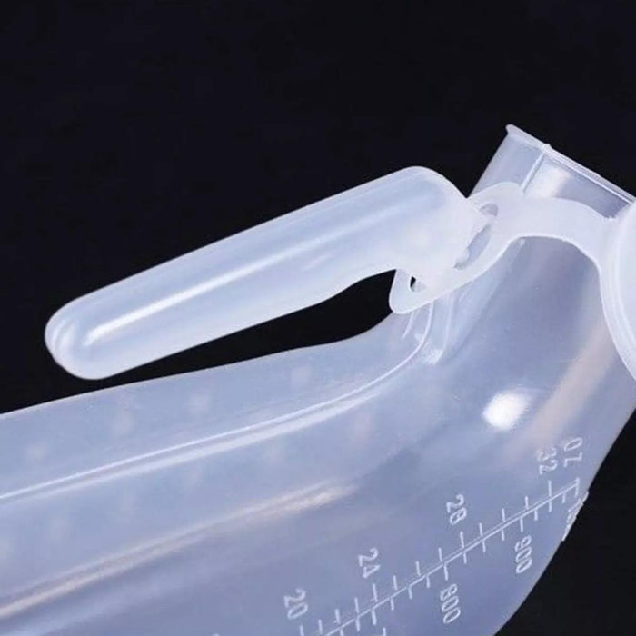 Pato Urinario Masculino Portatil Tapa Adulto Pelele 1000 Cc