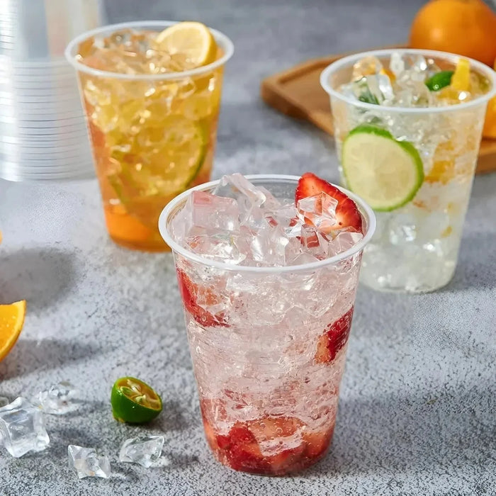 50 Vaso Plasticos Desechable 200ml Vasos Descartable Bebidas