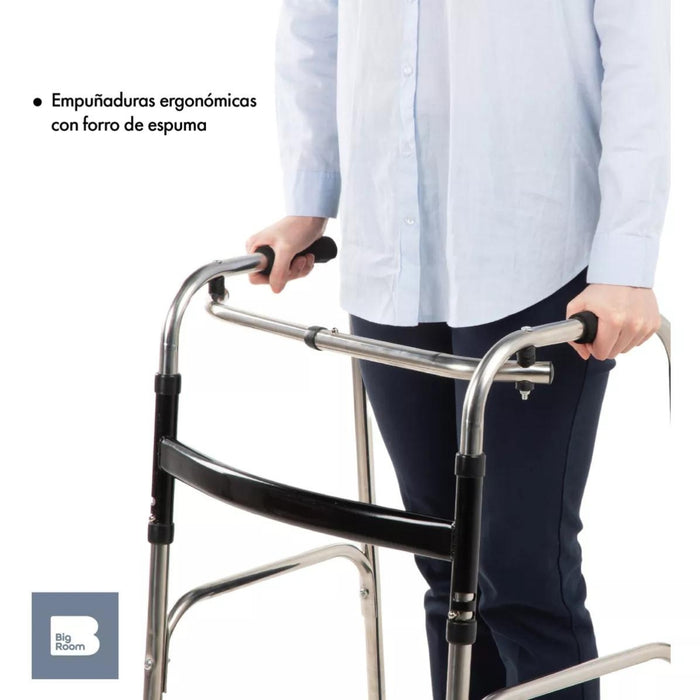 Andadera Ortopedica Adulto Andador Plegable Aluminio 120 Kg