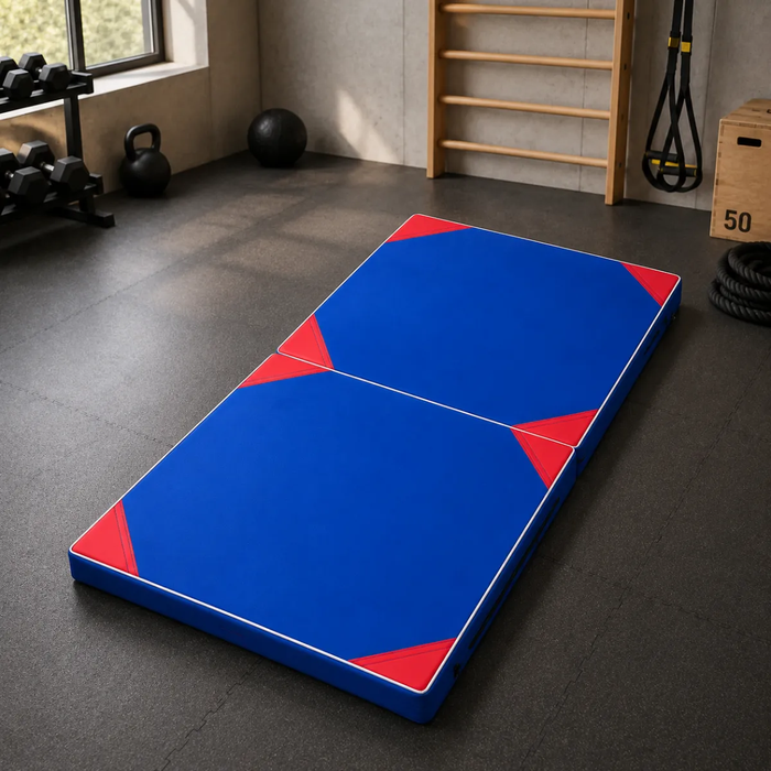 Colchoneta Deportiva Plegable Lona Ejercicio Antideslizante