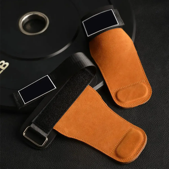 Set Correa Levantamiento Pesas Gancho Straps Gym Muñequera