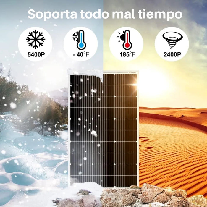 Panel Solar 200w 12v 36 Celdas Monocristalino Fotovoltaico