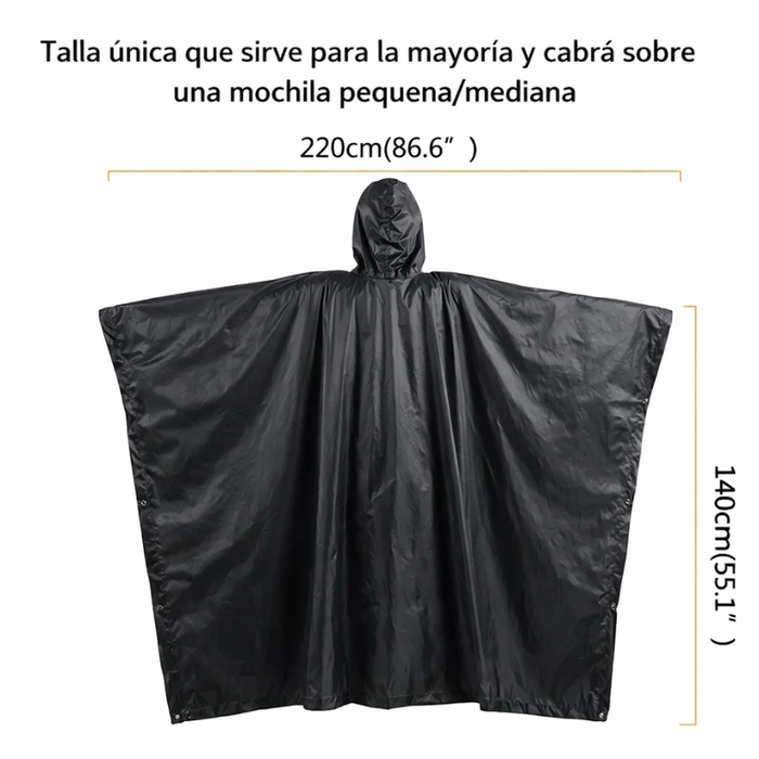 Poncho Impermeable Capa Para Lluvia Ponchos Capa Lluvia