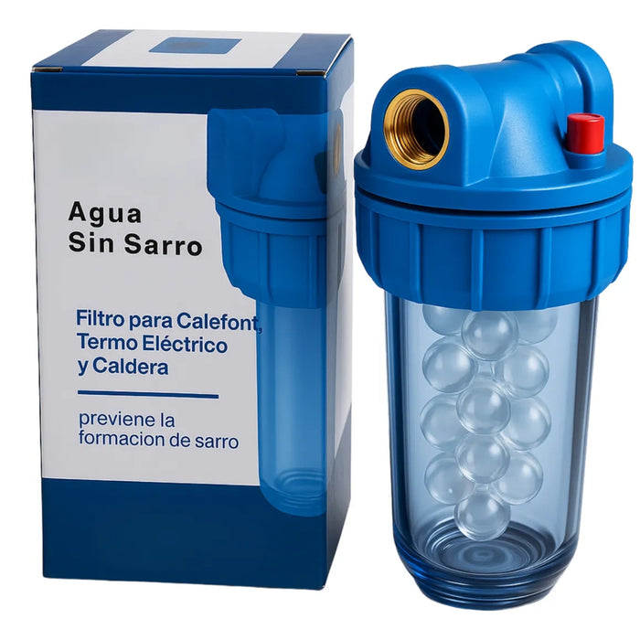 Filtro Purificador Antisarro Calefon Caldera Polifosfato Ter