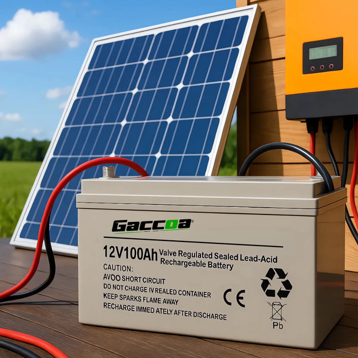 Bateria Ciclo Profundo 12v 100ah Panel Solar Gel Carga Solar