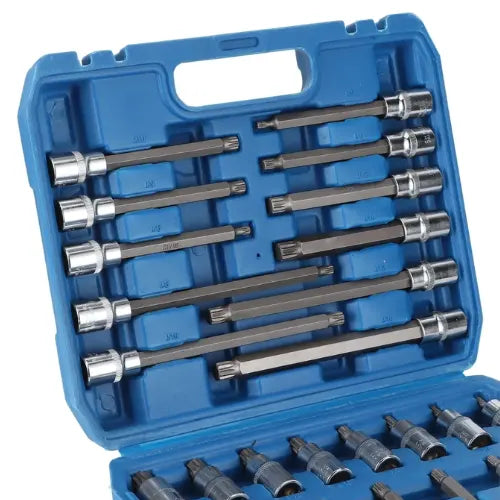 Kit Dados Torx Llave Punta Estirada Estrella Automotriz 26pc