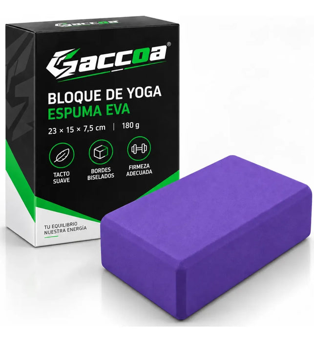 Ladrillo De Yoga Bloque Goma Eva Ejercicios Fitness Pilates