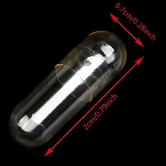 Pack 1000 Capsulas Gelatina Vacias Transparentes Capsula 2cm