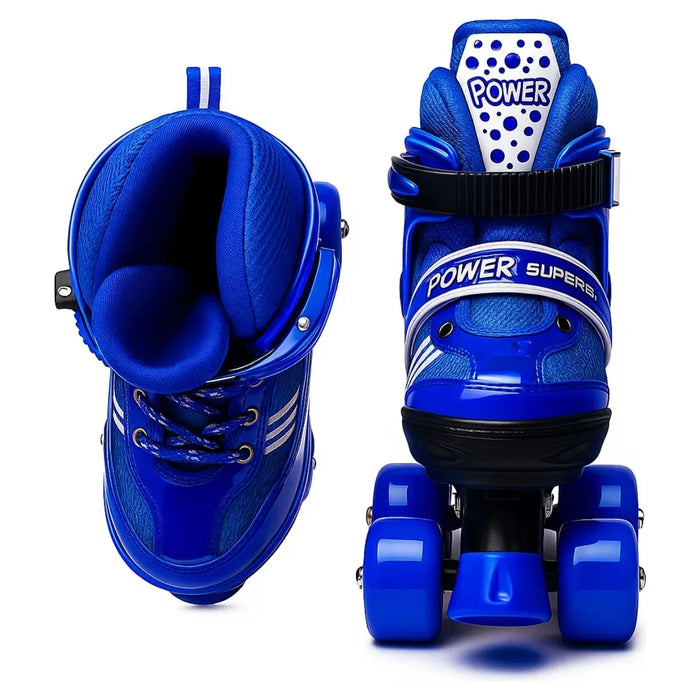 Patines 4 Ruedas Roller Niño Patin Gimnasia Danza Ajustables