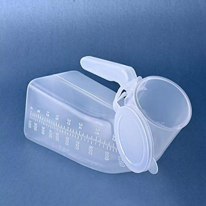 Pato Urinario Masculino Portatil Tapa Adulto Pelele 1000 Cc