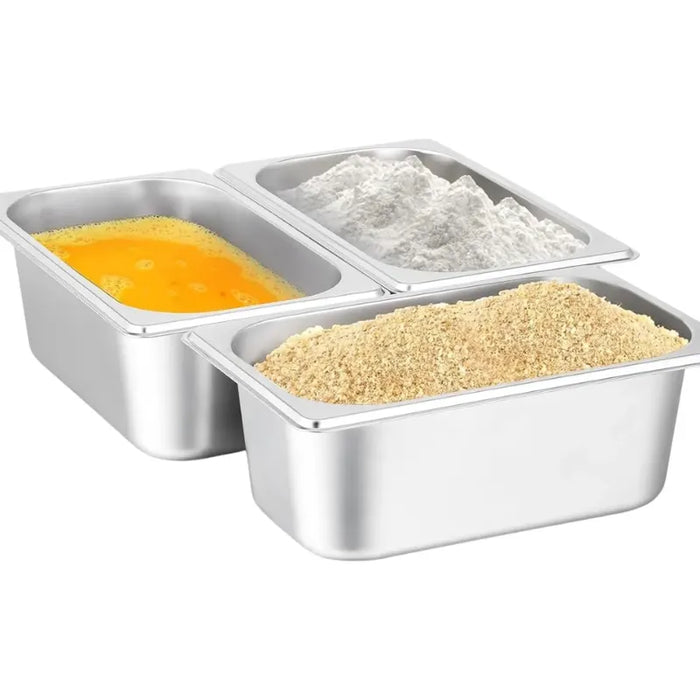 Bandeja Deposito Gastronomico Acero Inox Tapa 26,5x16,5x10cm
