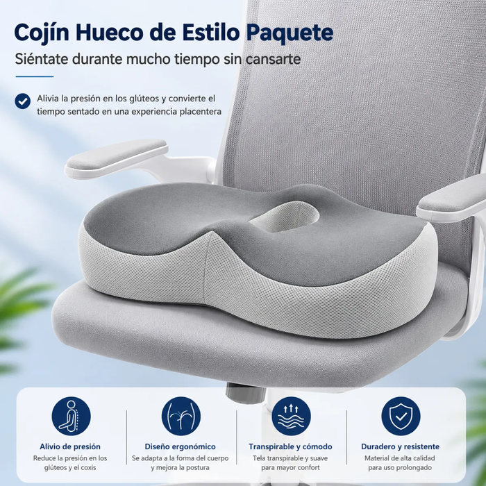 Cojin Hemorroide Espuma Dolor Lumbar Silla Ortopedico Coxis