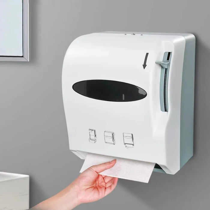 Dispensador Toalla Papel Higiénico Hoja Palanca Baño 200mts