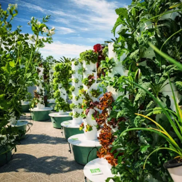 Torre Cultivo Hidroponico Vertical Altura Ajustable 9 Nivele