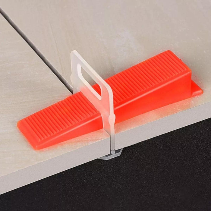 100 Clip Separador Nivelador Ceramica Porcelanato Cuña 1.5mm
