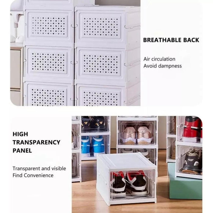 Organizador De Zapatos 6 Niveles Caja Organizadora Plegables
