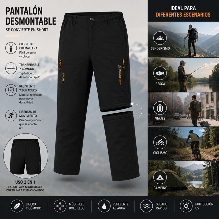 Pantalon Softshell Termico Impermeable Para Trekking Outdoor