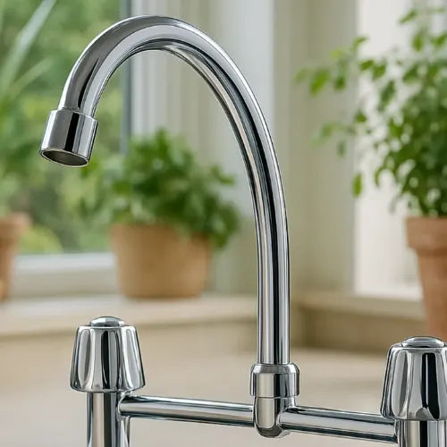 Llave De Lavaplato Grifo Lavaloza Mezclador 2 Comando Cocina