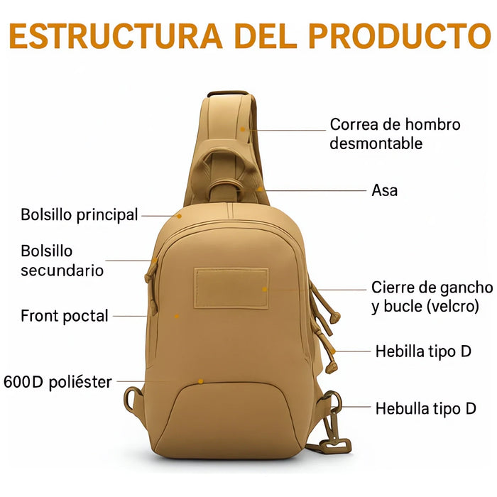 Mochila Tactica Mochilas Militares Pechera Tactica 7 Litros