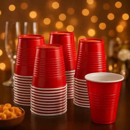 50 Vasos 16oz Desechables Plasticos 473ml Vaso Bebida Fiesta