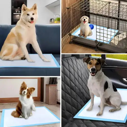 Pack 40 Pañales Tipo Sabanilla Mascotas Perros Gatos 60x60cm