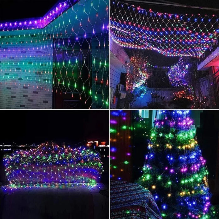 Luces De Terraza Cascada De Luces Luces Hada Solares 22 Mts