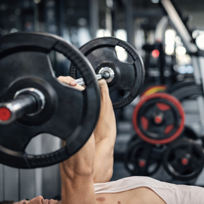 Disco Olímpico Agarres Pesas Mancuernas Engomado Gym