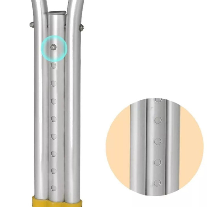 2 Baston Muletas Axilares De Aluminio Regulables Ortopedicas