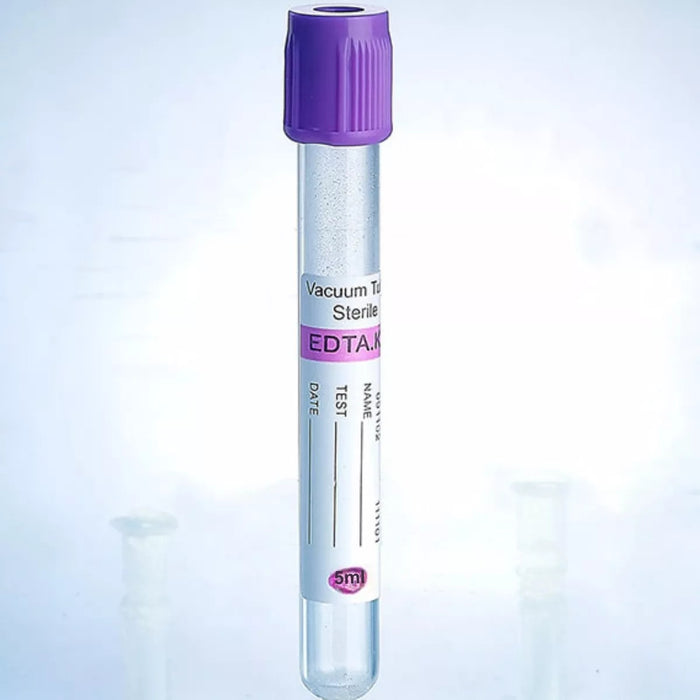 100 Tubos De Ensayo Recolección De Sangre Edtak2 5ml 13x75mm