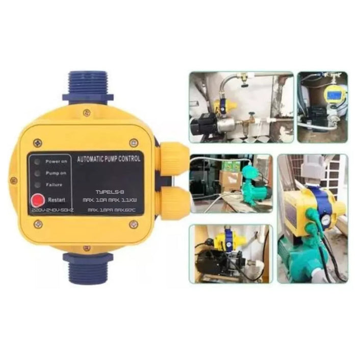 Bomba Agua Electrica Presion 1 Hp + Controlador De Presion