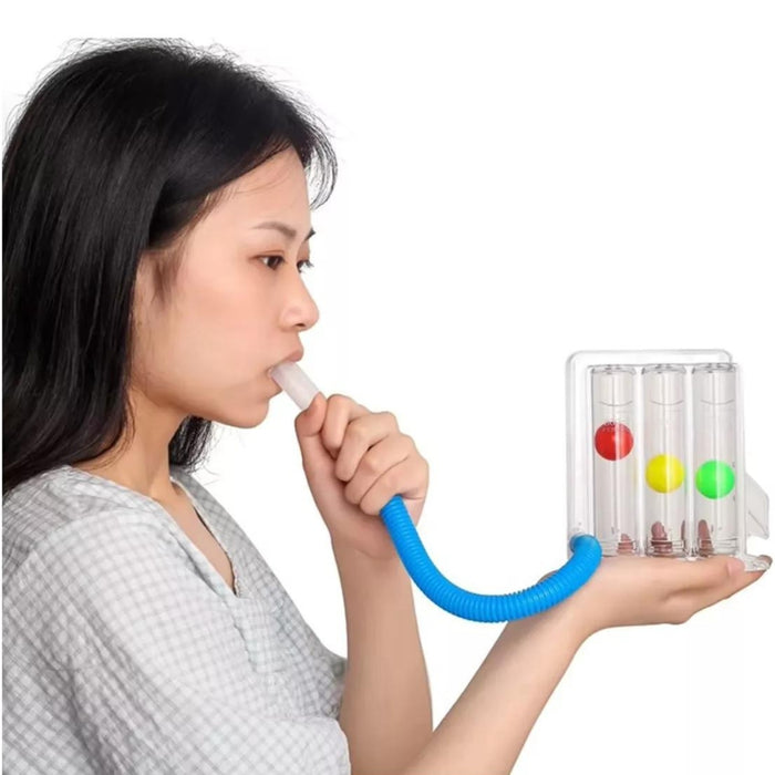 Ejercitador Pulmonar Respiratorio Espirometro 600ml - 1200ml