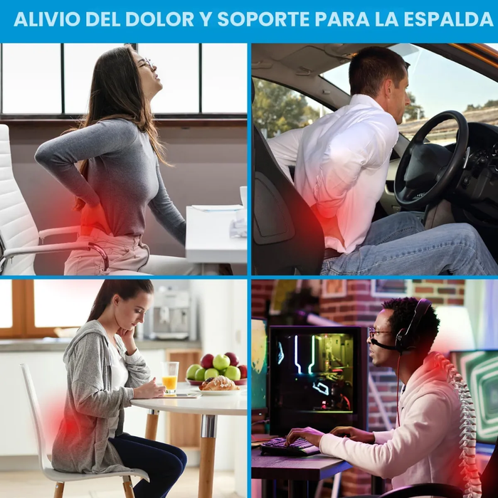 Cojin Soporte Ergonomico Lumbar Ortopedico Oficina Espalda