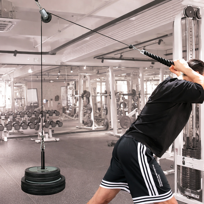 Agarres Ganchos Polea Entrenamiento Gym Triceps Multifuncion