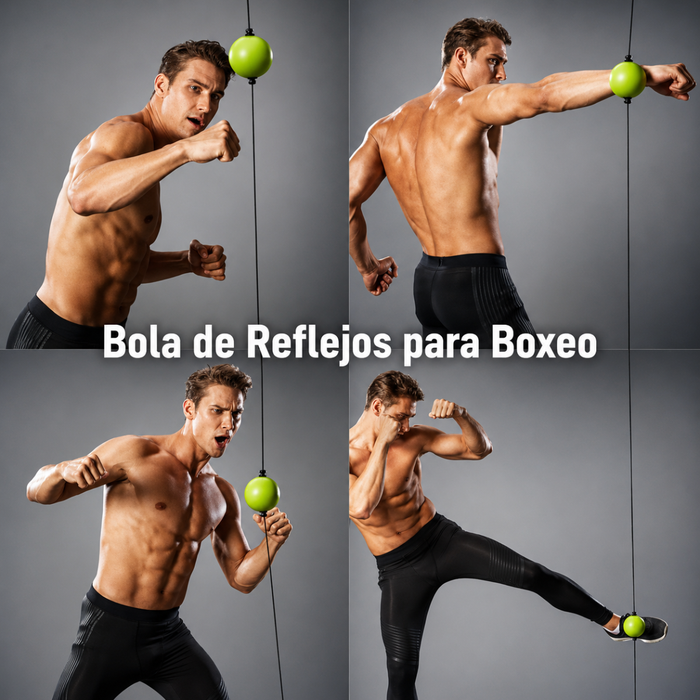 Pelota Entrenamiento Ventosa Para Boxeo Ajustable Reflejos