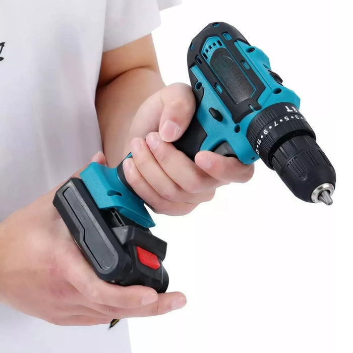 Taladro Inalambrico 28v Atornillador Impacto + 2 Bateria 68v