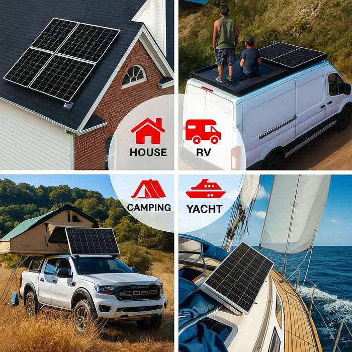 Panel Solar 200w 12v 36 Celdas Monocristalino Fotovoltaico
