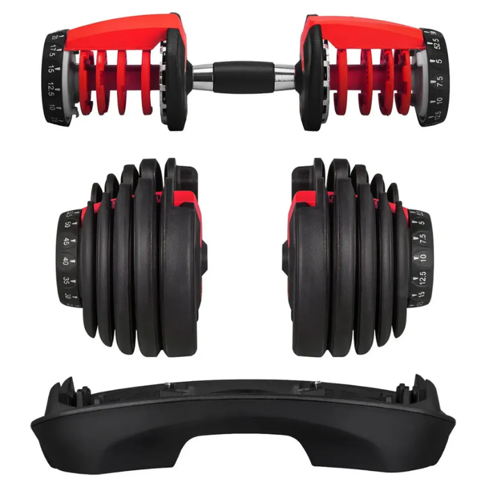 Mancuerna Dumbbell Ajustable Automatica Gym Discos 2.5-24kg