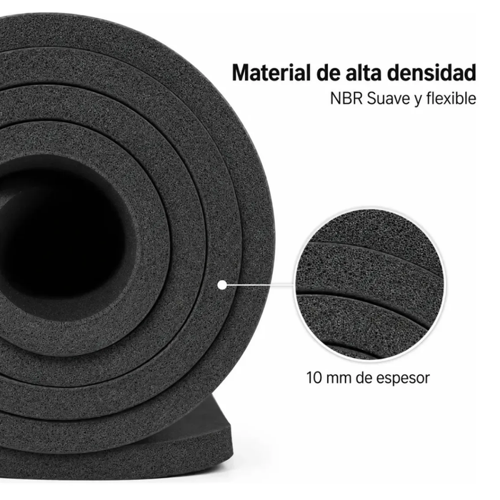 Mat Yoga Antideslizante Tapete Alfombra 1cm Ejercicio Pilate