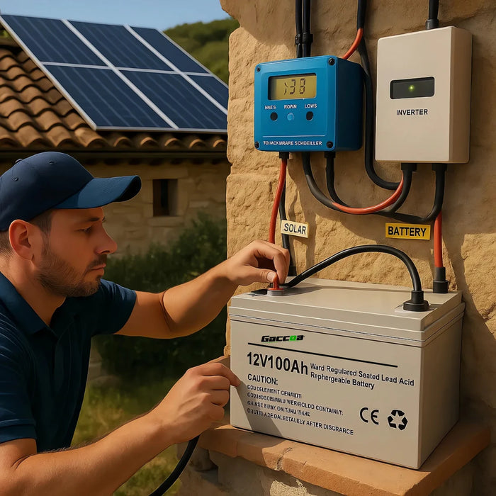 Bateria Ciclo Profundo 12v 100ah Panel Solar Gel Carga Solar