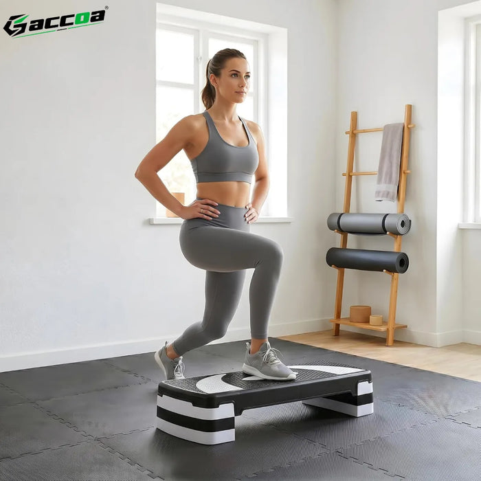 Step Aerobico Ajustable 3 Nivele Antideslizante Banco Fitnes