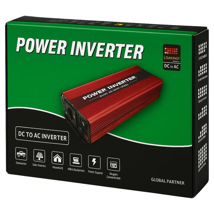 Inversor De Corriente Del Coche Convertidor 3000w 12v A 220v