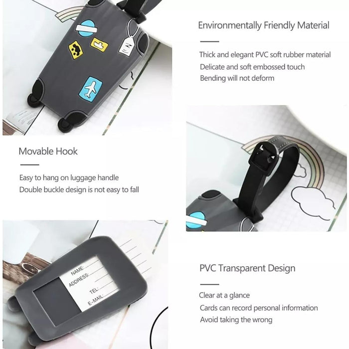 Identificador Equipaje Tags Marcador Maleta Etiqueta Tag